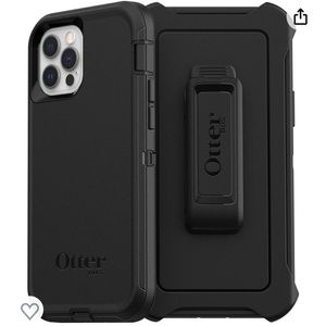 🆕 OtterBox iPhone 12 & iPhone 12 Pro Defender Series Screenless Case - Black
